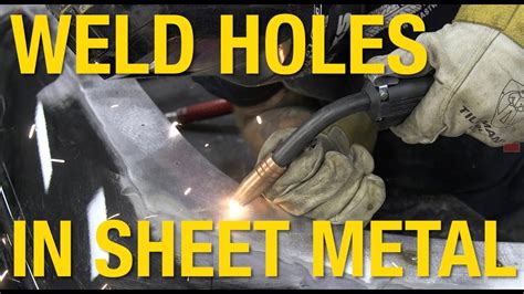 mig welding sheet metal gaps|mig welding hole filling.